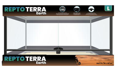 Repto - Terrarium Universel Terra Earth L - 91x46x46cm