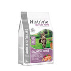 Nutrivia Nature Plus - Croquettes Naturelles au Saumon pour Chats Stérilisés - 2kg image number null