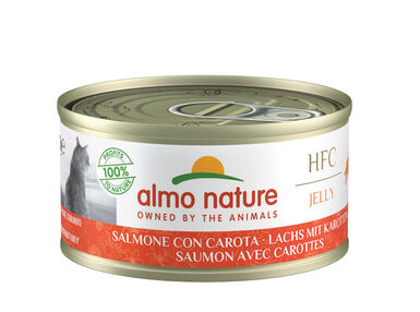 Almo Nature - Pâtée Hfc Jelly Saumon Avec Carotte - 70g