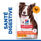 Hill's Science Plan - Perfect Digestion Medium Croquettes Pour Chien  - 12kg image number null