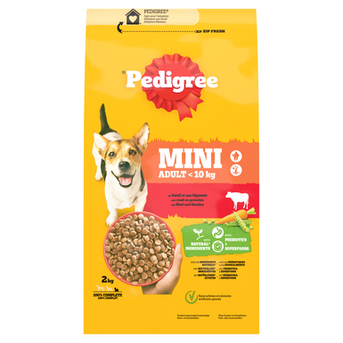 PEDIGREE - Croquettes ADULT MINI  au Boeuf Petit Chien - 2kg