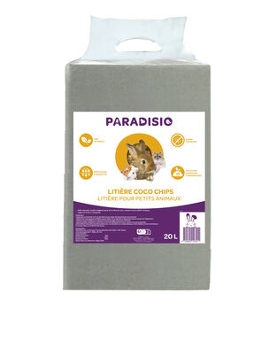 Paradisio - Litière Coco Chips pour Rongeurs - 20L