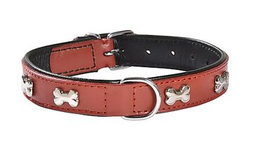 Bobby - Collier Extra Souple Rouge XL pour Chiens - 63cm