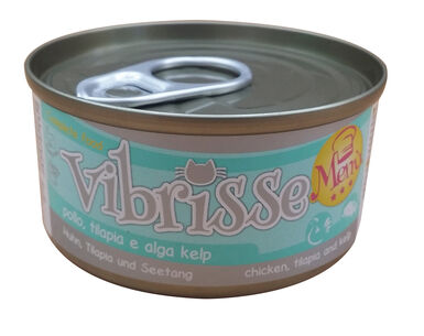 Vibrisse - Pâtée MENU POULET TILAPIA KELP pour chats - 70g