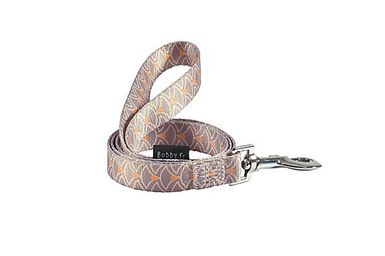 Bobby - Laisse Geisha Taupe S pour Chiens - 100/1,6cm