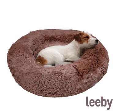 Leeby - Donut Extra Doux Marron pour Chiens