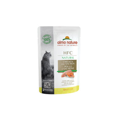 Almo Nature - Pâtée Hfc Natural Poulet Et Saumon - 55g