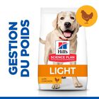 Hill's Science Plan - Adult Light Croquettes Pour Grand Chien Au Poulet  - 18kg image number null