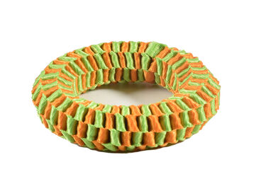 Bobby - Jouet Ring Orange pour Chiens - 15cm