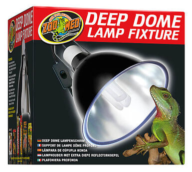 Zoomed - Support de Lampe Dôme Profond Deep Dome LF-17E pour Terrarium - 160W