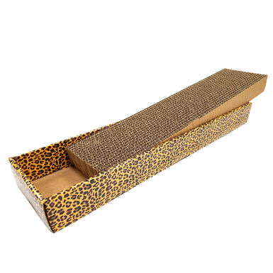 Croci - Griffoir Homedecor Leopard en Carton pour Chats