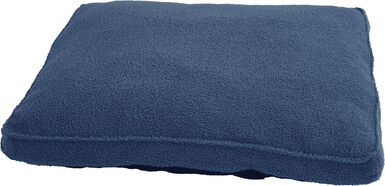 Bobby - Coussin Rectangle Boucle Bleu Foncé pour Chiens - XXL