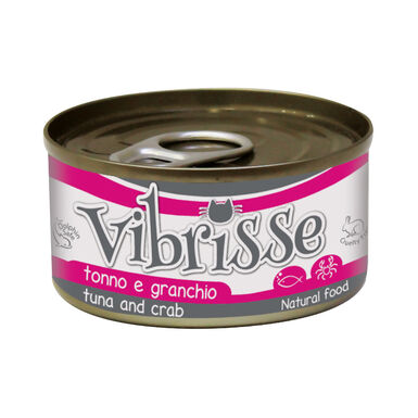 Vibrisse - Pâtée Natural Food Thon et Crabe pour chats - 70g