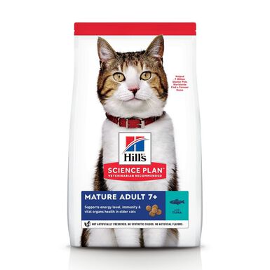 Hill's Science Plan - Mature Adult Croquettes Pour Chat Agé Au Thon  -  1,5kg