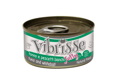 Vibrisse - Pâtée Natural Food JELLY THON et ALEVINS pour chats - 70g