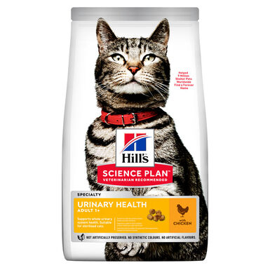 Hill's Science Plan - Adult Urinary Health Croquettes Pour Chat Stérilisé Au Poulet  -  1,5kg