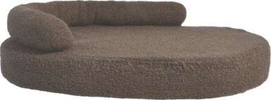 Bobby - Sofa Boucle Chocolat pour Chiens - M