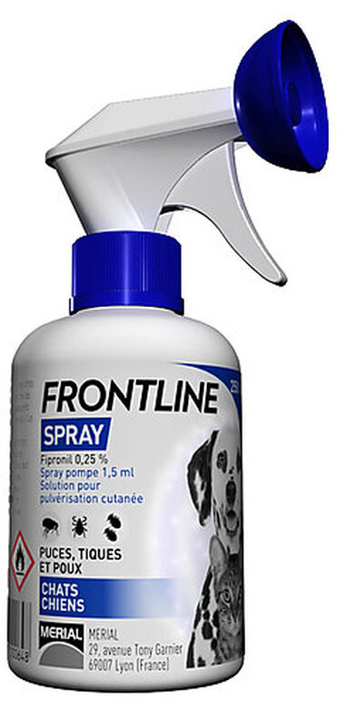 Spray anti puce, bombe chien, spray Frontline
