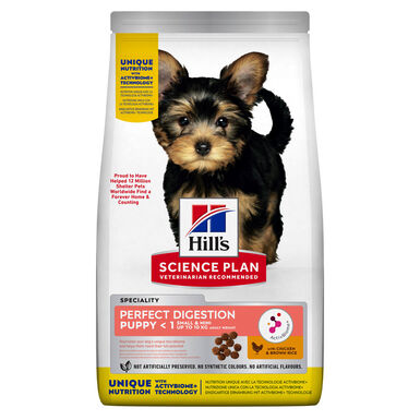 Hill's Science Plan - Puppy Perfect Digestion Small&Mini Croquettes Pour Chiot De Petite Taille - 3kg