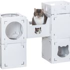 Trixie - Meuble pour chats Casa carton blanc - 93 cm image number null