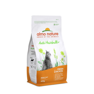 Almo Nature Holistic Fonctionnel - Anti-Hairball Poulet - Sac 400 Gr