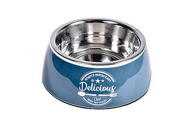 Bobby - Gamelle Delicious Bleu pour Chien - M