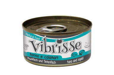 Vibrisse - Pâtée Natural Food Thon et Calamar pour chats - 70g