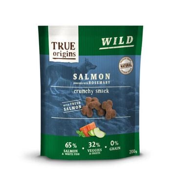 True Origins Wild - Friandises au Saumon pour Chiens - 200g