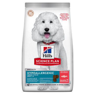 Hill's Science Plan - Hypoallergenic Adult Croquettes Pour Chien Adulte Au Saumon  -  2,5kg