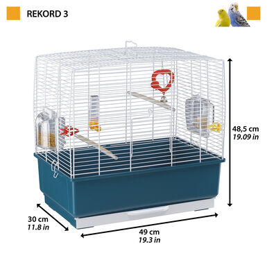 Ferplast - Cage Rekord 3 pour Oiseaux Exotiques