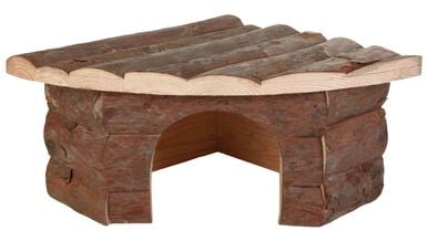 Trixie - Maison d'angle Jesper grands hamsters en bois -30x13x21cm