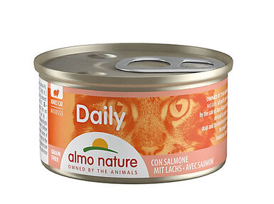 Almo Nature - Boîte Daily Menu en Mousse au Saumon pour Chat - 85g