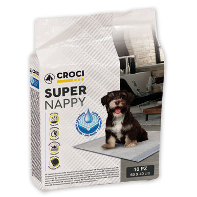 Croci - Tapis Hygénique Super Nappy pour Chiots - 60x40cm