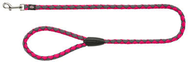 Trixie - Cavo laisse fushia/gris graphite - L/XL: 100 m/18 mm