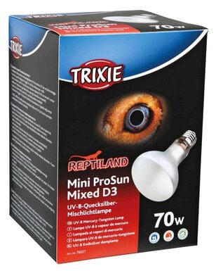 Trixie - Lampe UV B Mini ProSun Mixed D3  dém. Automatique 70W - 80  x 108 mm