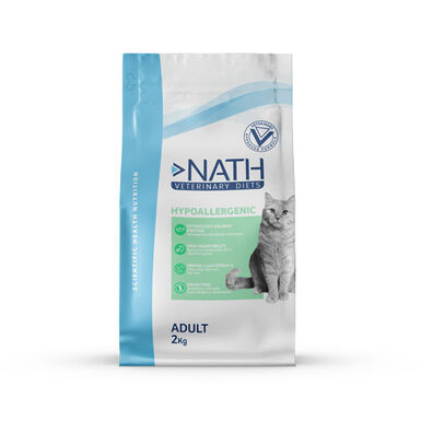 Nath Veterinary Diet - Croquettes Hypoallergenic Sans Céréales pour Chat - 2,5Kg