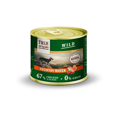 True Origins Wild - Pâtée au Poulet & Saumon pour Chiens Adultes - 200G