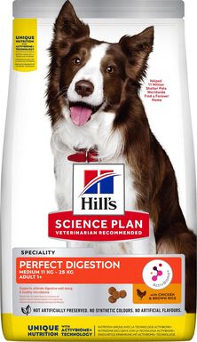 Hill's Science Plan - Perfect Digestion Medium Croquettes Pour Chien  - 12kg