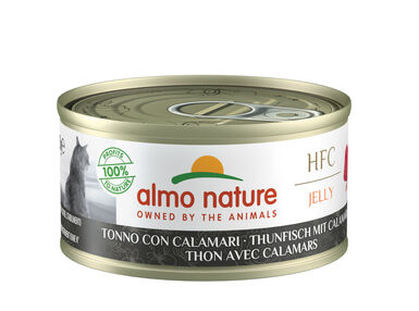 Almo Nature - Pâtée Hfc Jelly Thon Avec Calamars - 70g