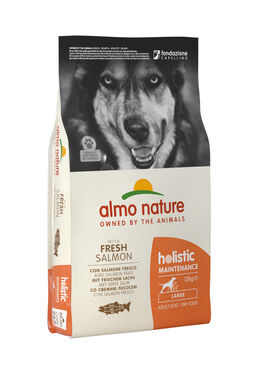 Almo Nature Holistic - Adulte Grande Race Saumon Frais - Sac 12 Kg