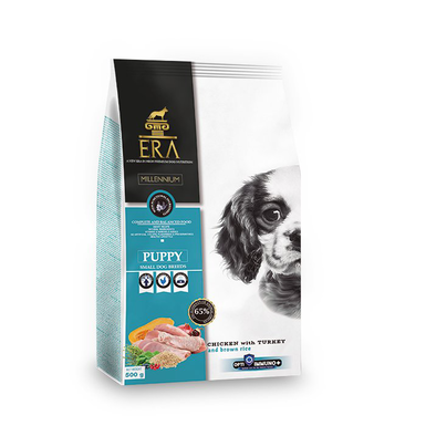 Era - Croquettes Millennium Puppy Poulet et Dinde pour Chiots - 500g