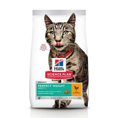 Hill's Science Plan - Adult Perfect Weight Croquettes Pour Chat Au Poulet  -  2,5kg