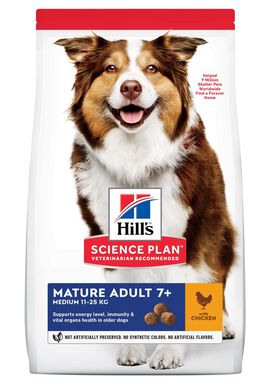 Hill's Science Plan - Mature Adult Croquettes Pour Chien Agé Au Poulet  - 12kg