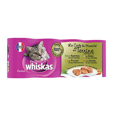 Whiskas - Lait pour chat (3x200ml)