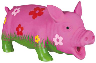 Trixie - Cochon son original en latex/fibre de polyester - 20 cm