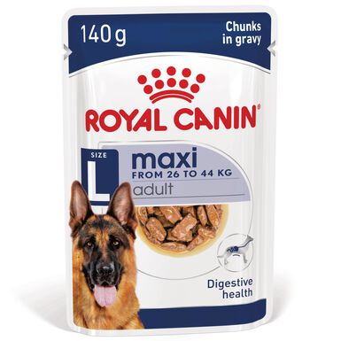 Royal Canin - Sachet Fraicheur Maxi Adult En Sauce Pour Chien De Grandes Races - 10x140g