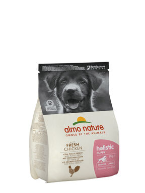 Almo Nature Holistic - Puppy Moyenne Race Poulet Frais - Sac 2 Kg