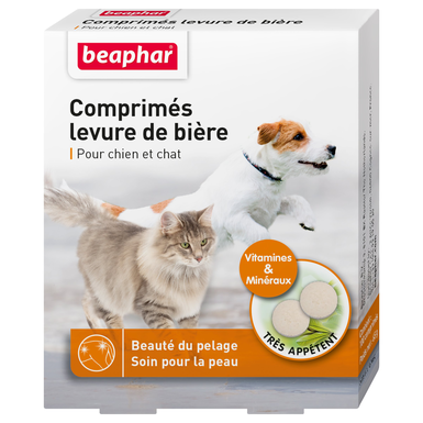 Beaphar - Levure de Bière Friandises pour Chien et Chat - 100 Comprimés