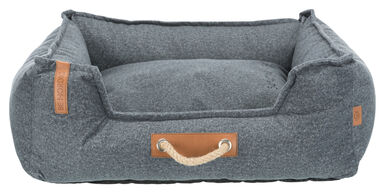 Trixie - BE NORDIC Coussin Föhr Soft angulaire gris - 120 x 95 cm