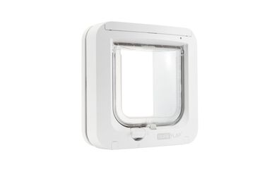 Sure Petcare - SureFlap chatière 4 positions avec puce d'ident. blanc - 21 x 21 cm